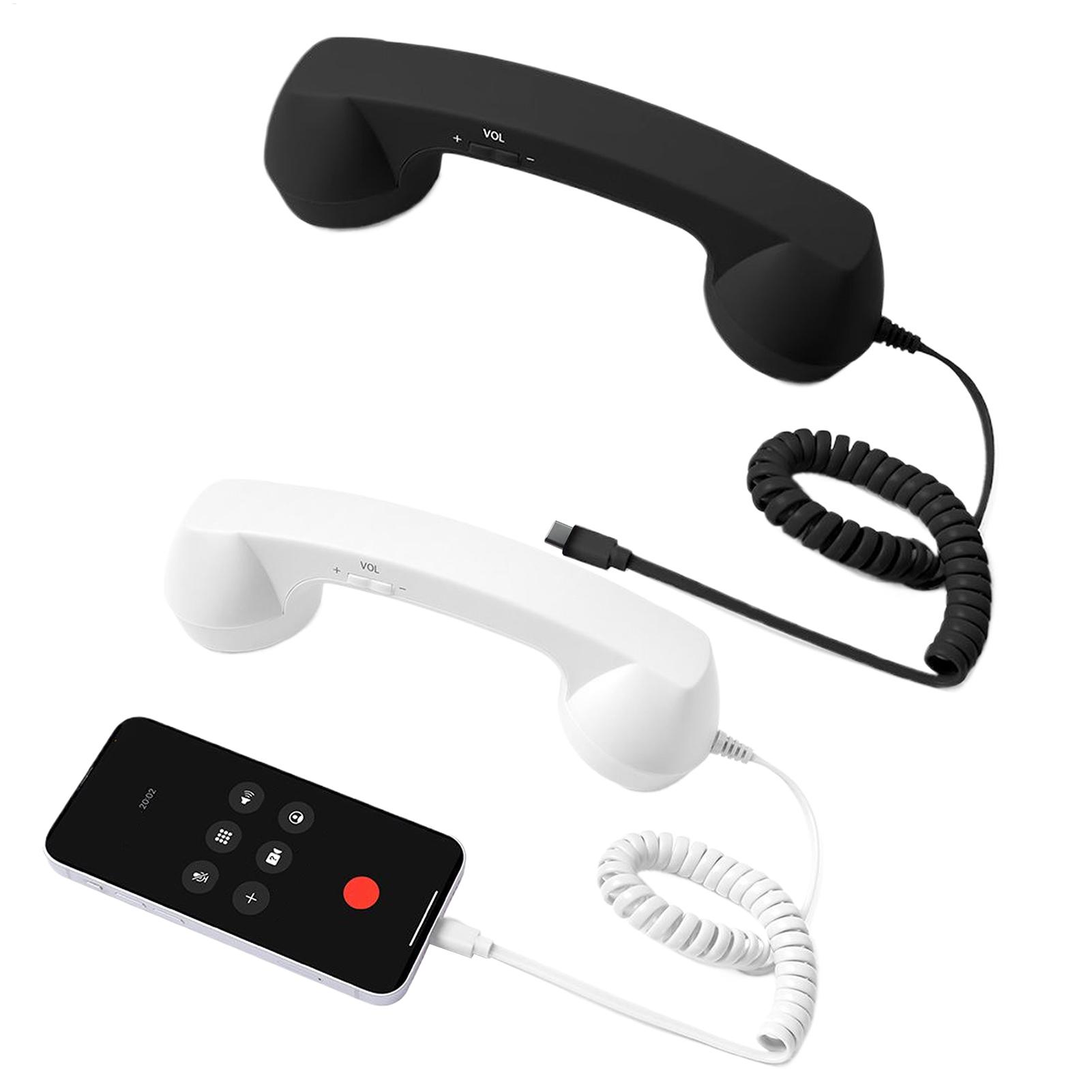 Retro Handset Phone - Retro Phone Handset Type-C Retro Classic