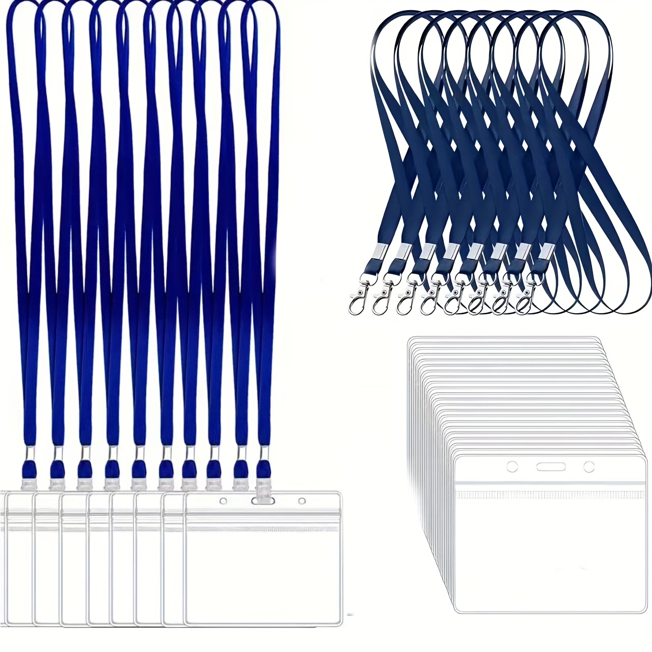 Phone Accessories For Travel - 10 sets Transparent PVC ID Card
