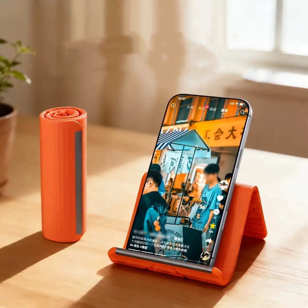 Phone Accessories For Travel - Lazy Portable Phone Stand Silicone Desktop