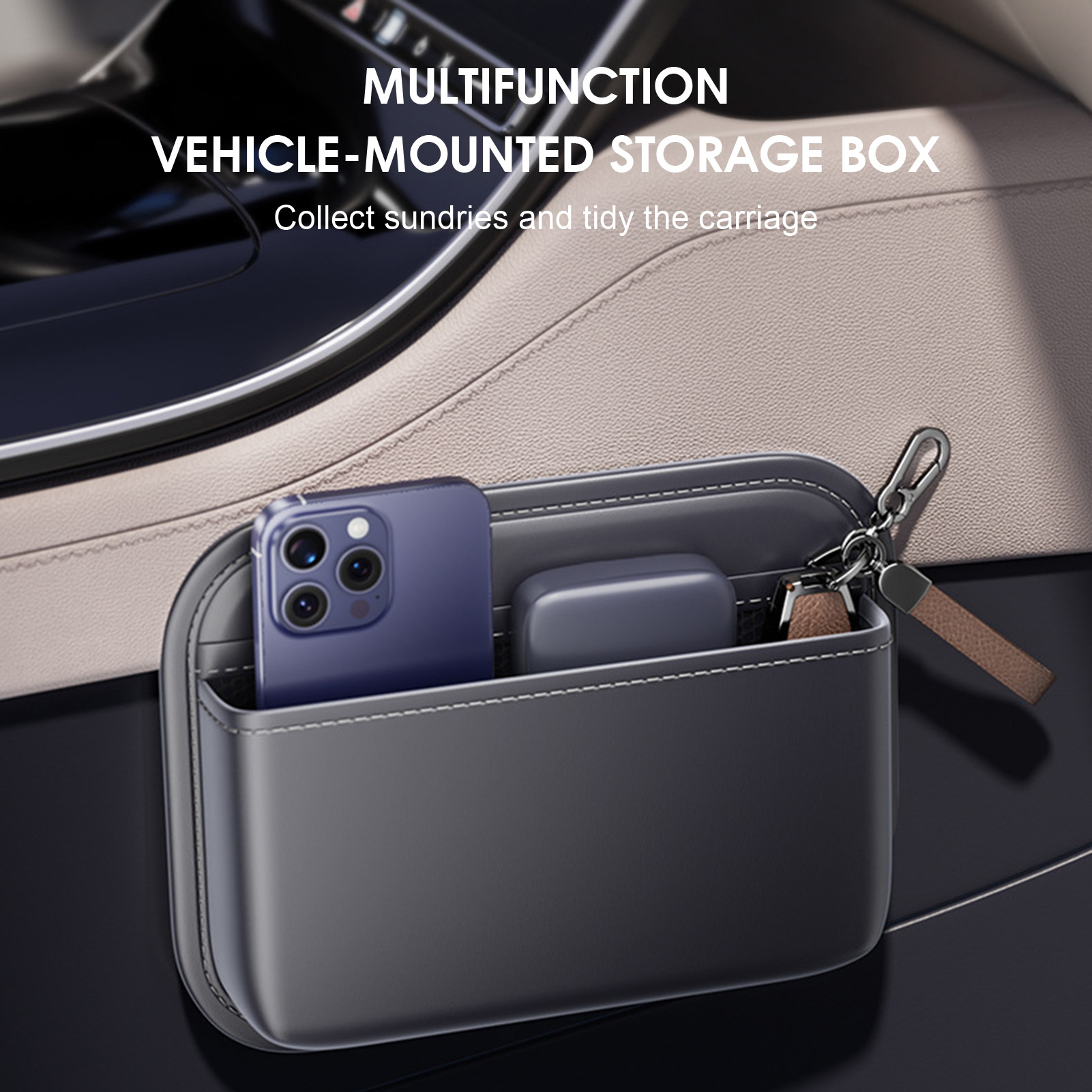 Simple Car Seat Side Pocket Or - Phone Accessories Organizer recension och pris