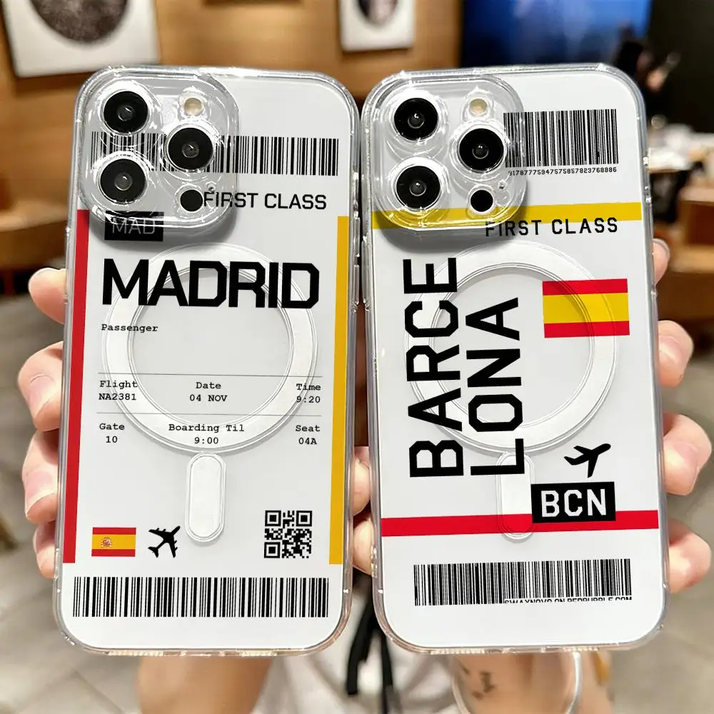 Travel Plane Ticket Spain Phon - Phone Accessories For Travel recension och pris