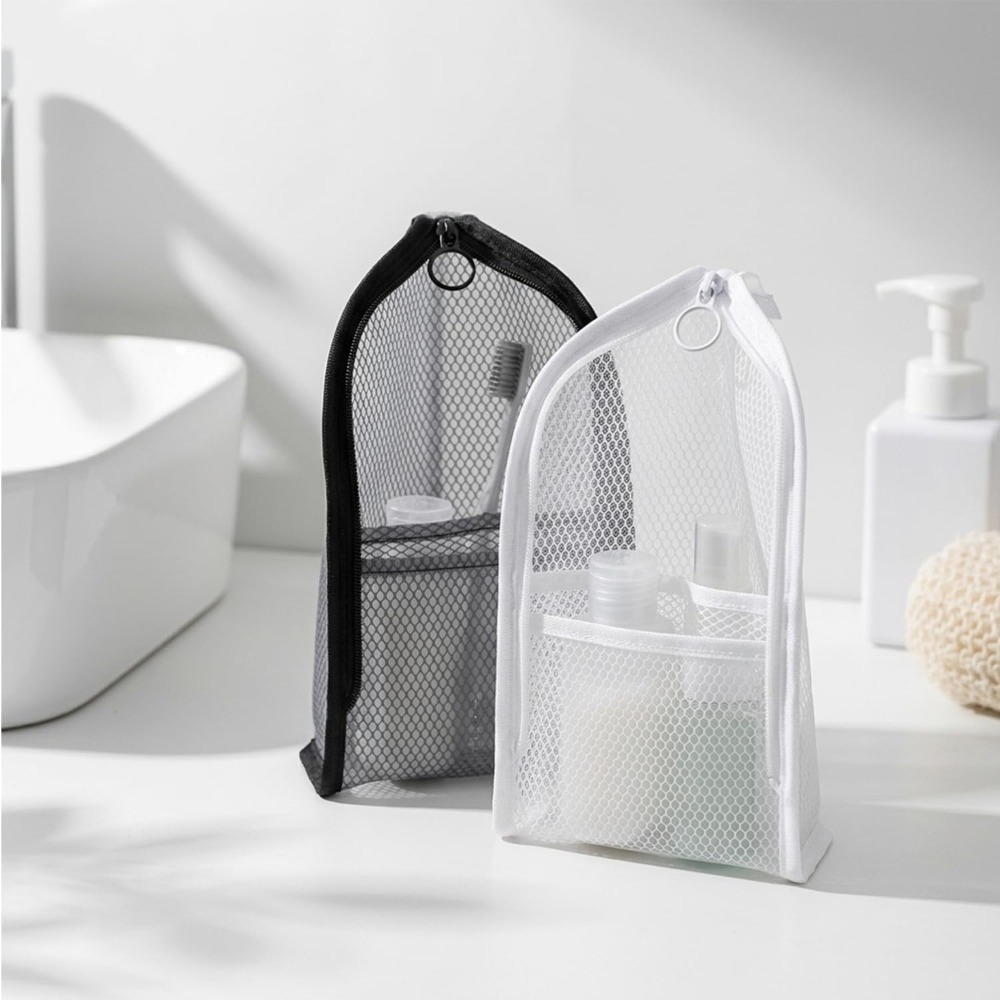 Mesh Toiletry Bag Breathable Q - Phone Accessories For Travel recension och pris
