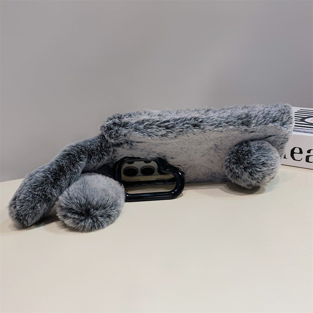 Cute Rabbit Ears Fluffy Stand  - Samsung Galaxy S24 recension och pris